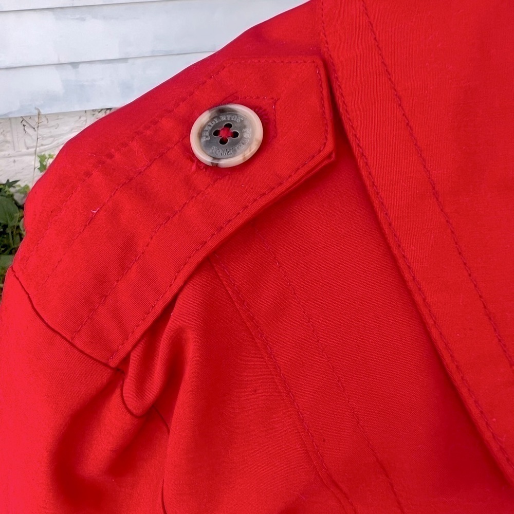 Pendleton Ladies' Trench Coat Large RED Waterproof And Breathable (S) - Picture 6 of 14